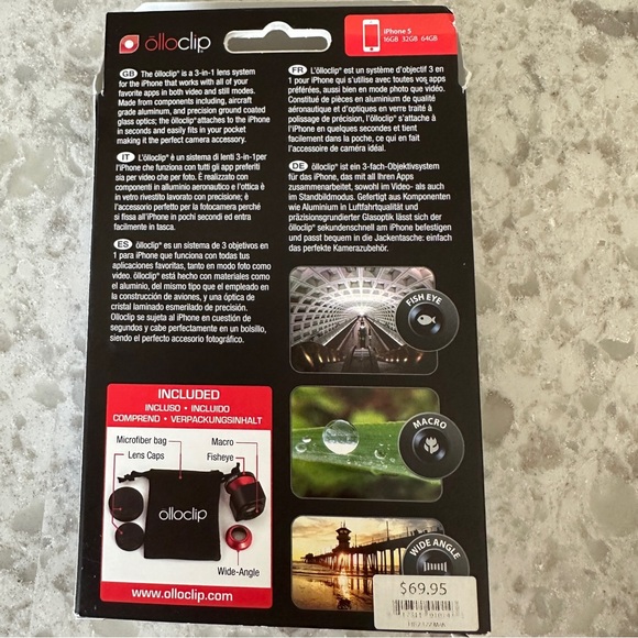 🆕 ōlloclip  3-IN-ONE Photo Lens for iPhone 5 - Picture 11 of 13